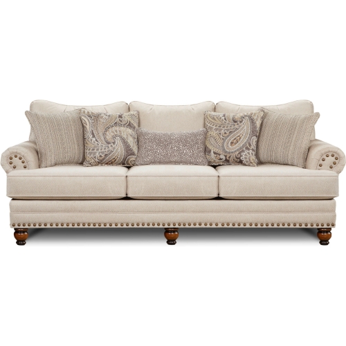 Sofa in Carys Doe Beige Fabric